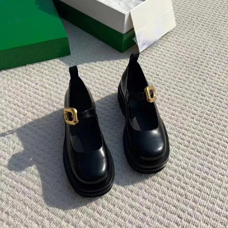 Women Fashion Gold Buckle