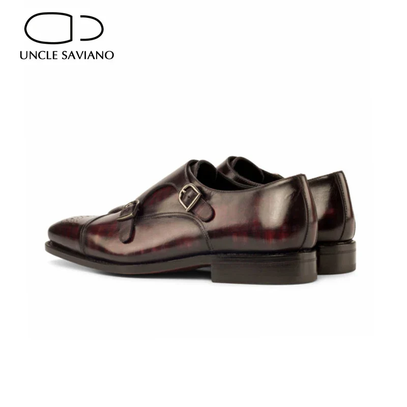 Double Monk Style Bridegroom Men Shoes