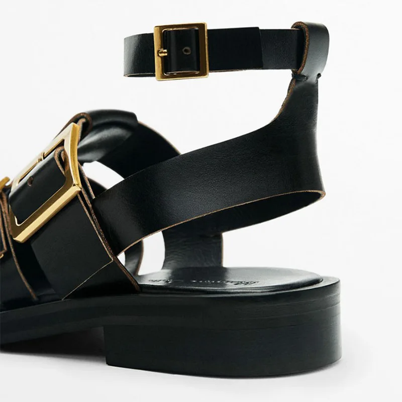 Genuine Leather Gladiator Sandals