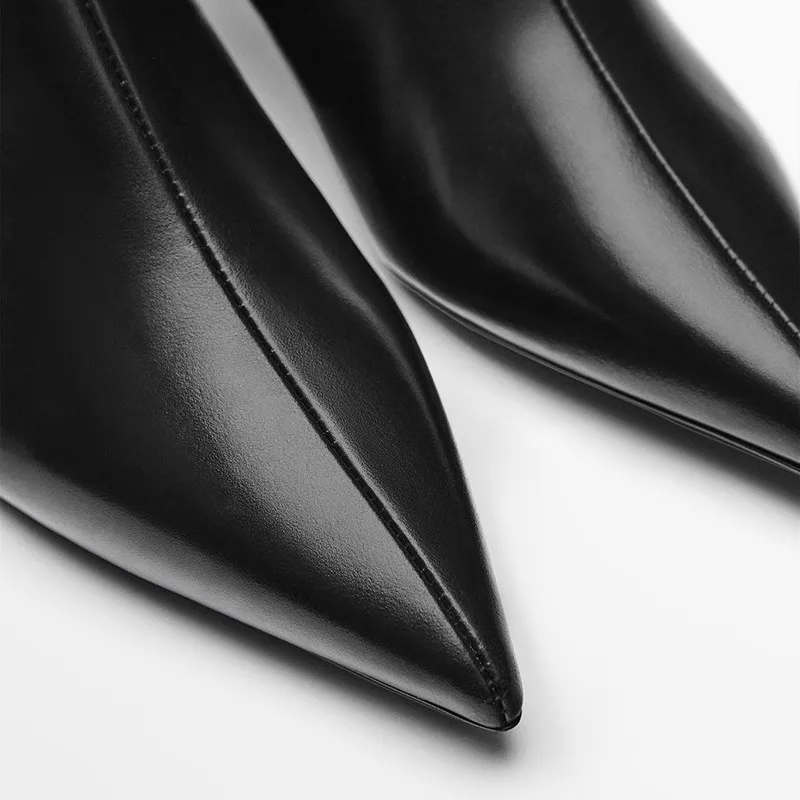 Genuine Leather Ankle Boots For Women