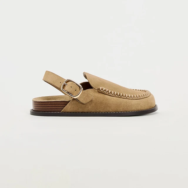 Fashion Flat Bottomed Casual Loafers Shoes Women's Thick Soled Flats Platform Sandal Leisure Sandalias