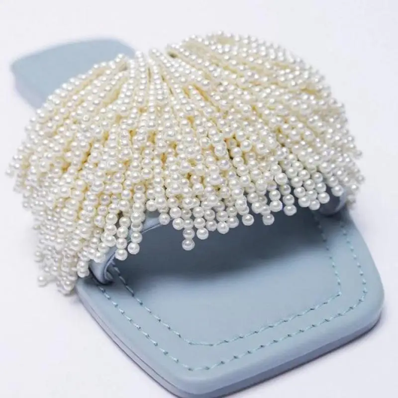 Sky Blue Women's Slides