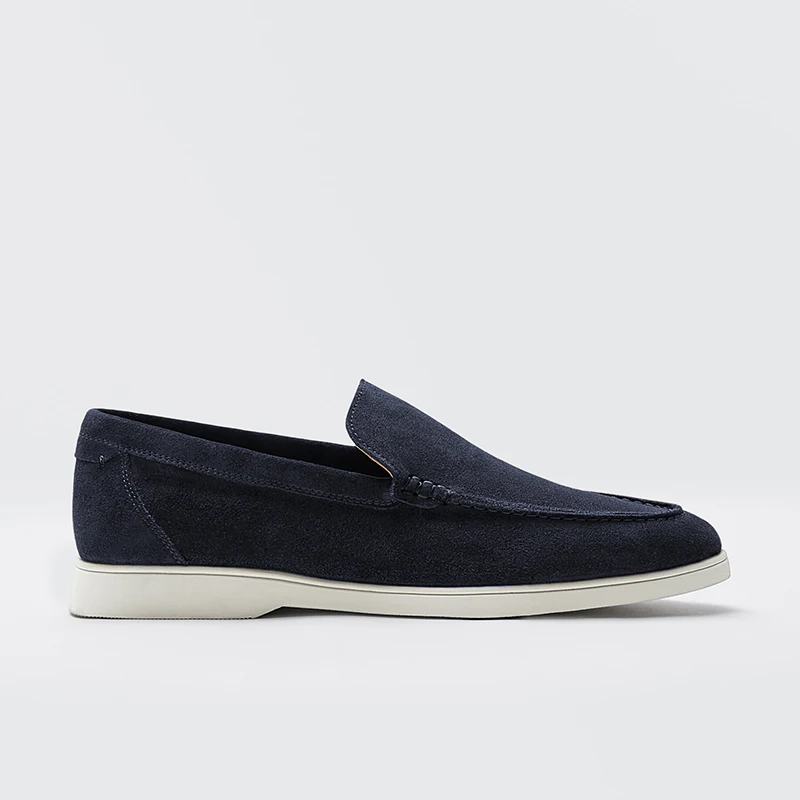 Suede Cow Leather Slip-on Lazy Loafers