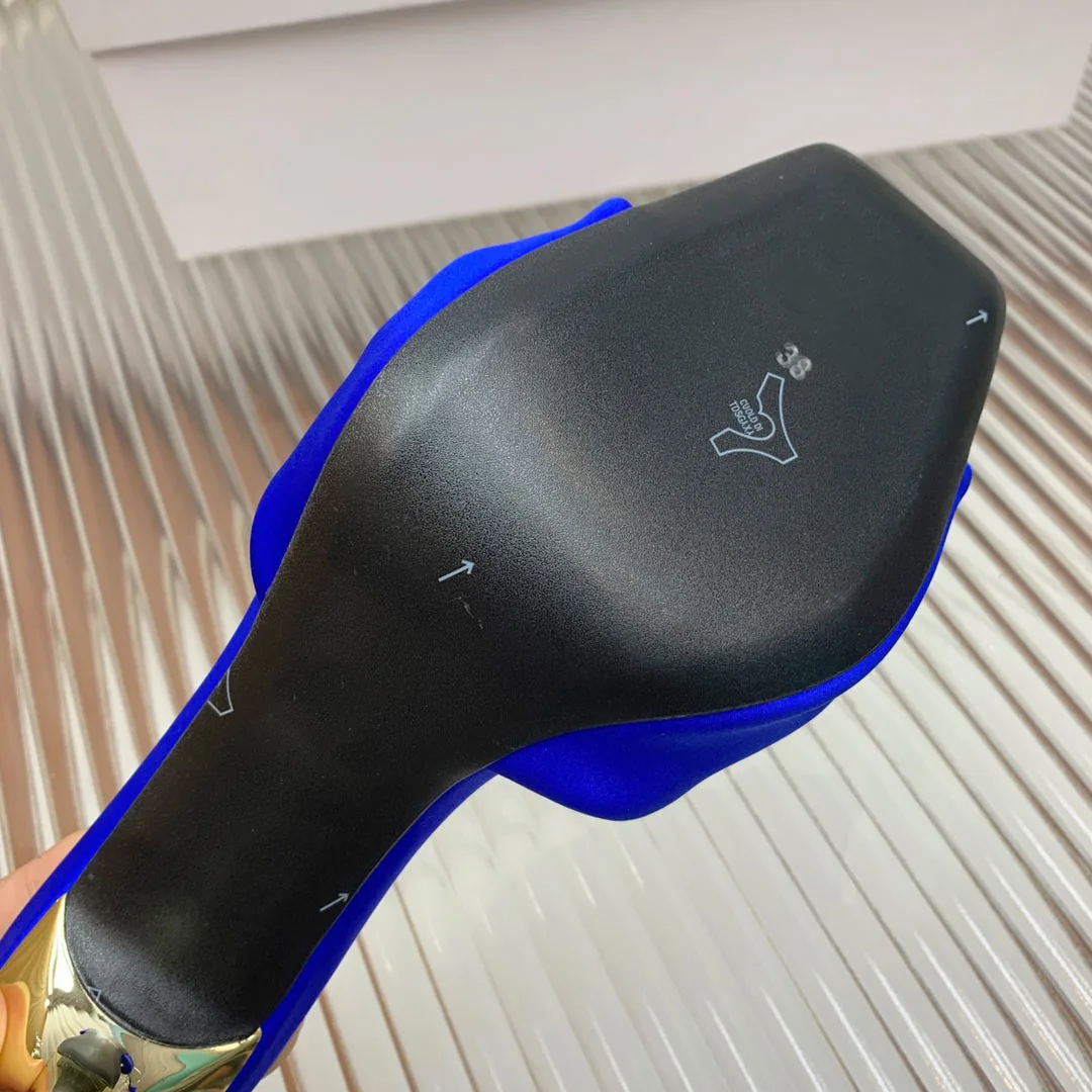 Summer New Thin High Gold Heel