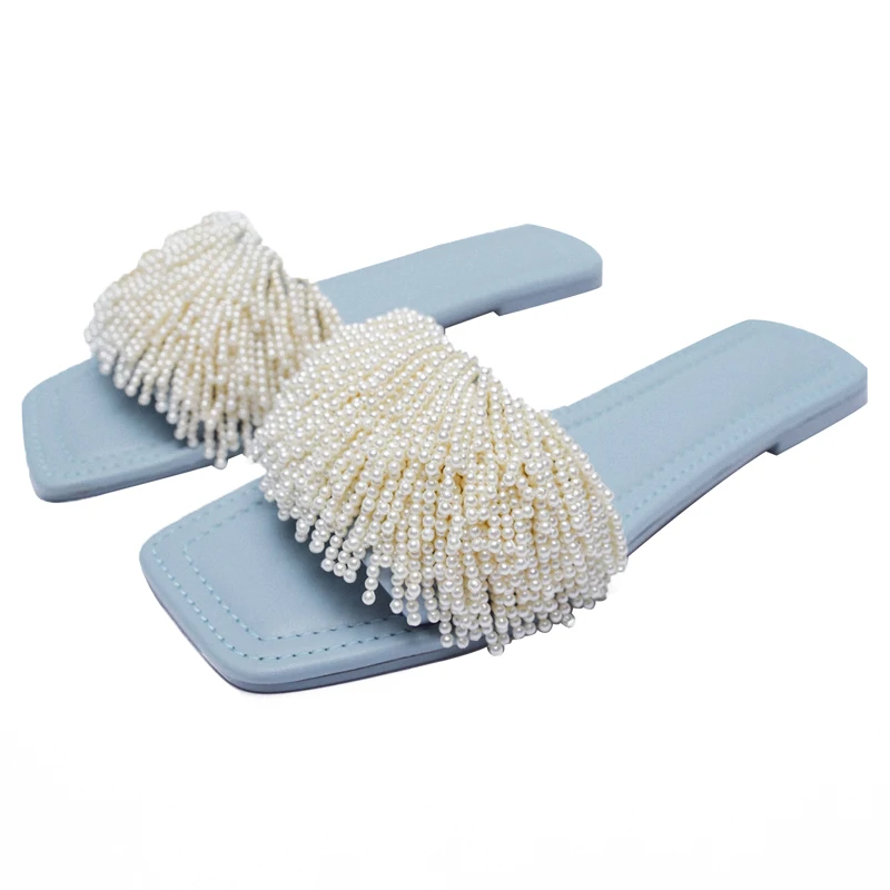 Sky Blue Women's Slides