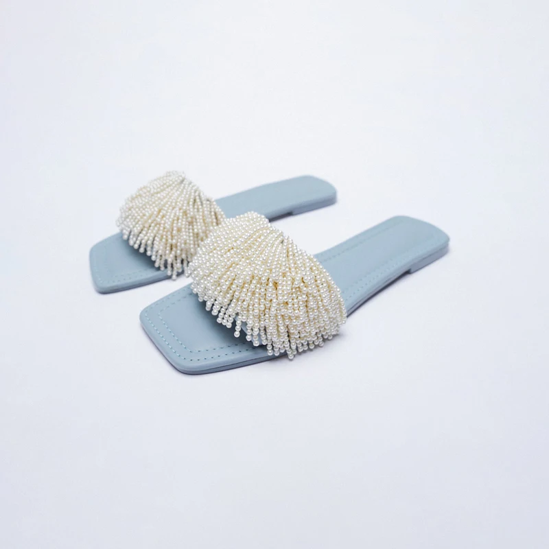 Sky Blue Women's Slides