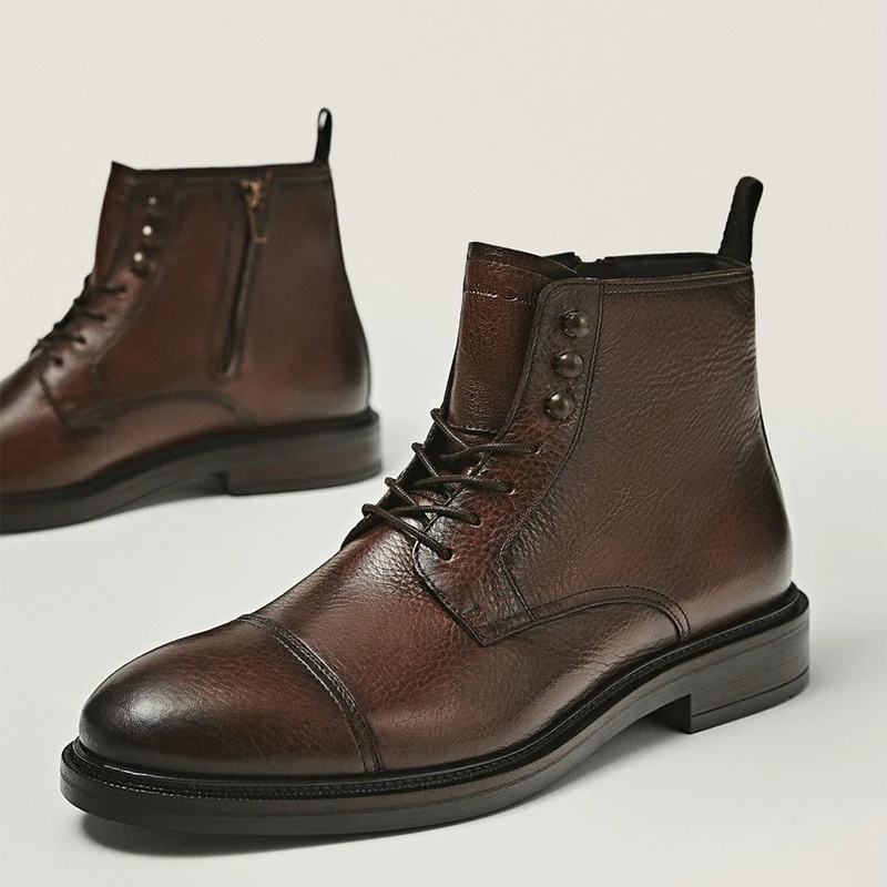 British Style Retro Lace-up Martin Boots