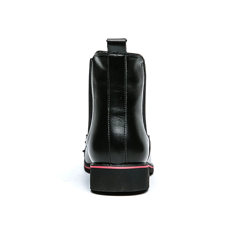 PU Leather Pointed Toe Fashion Ankle boots