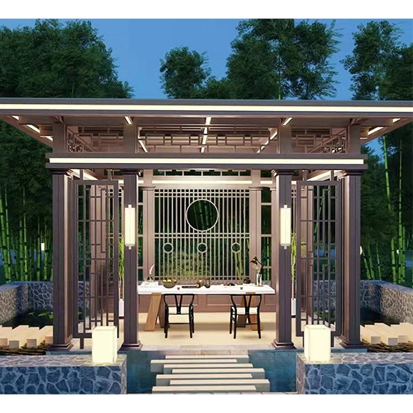 【Gazebo】Courtyard Outdoor Four-Corner Terrace Gazebo