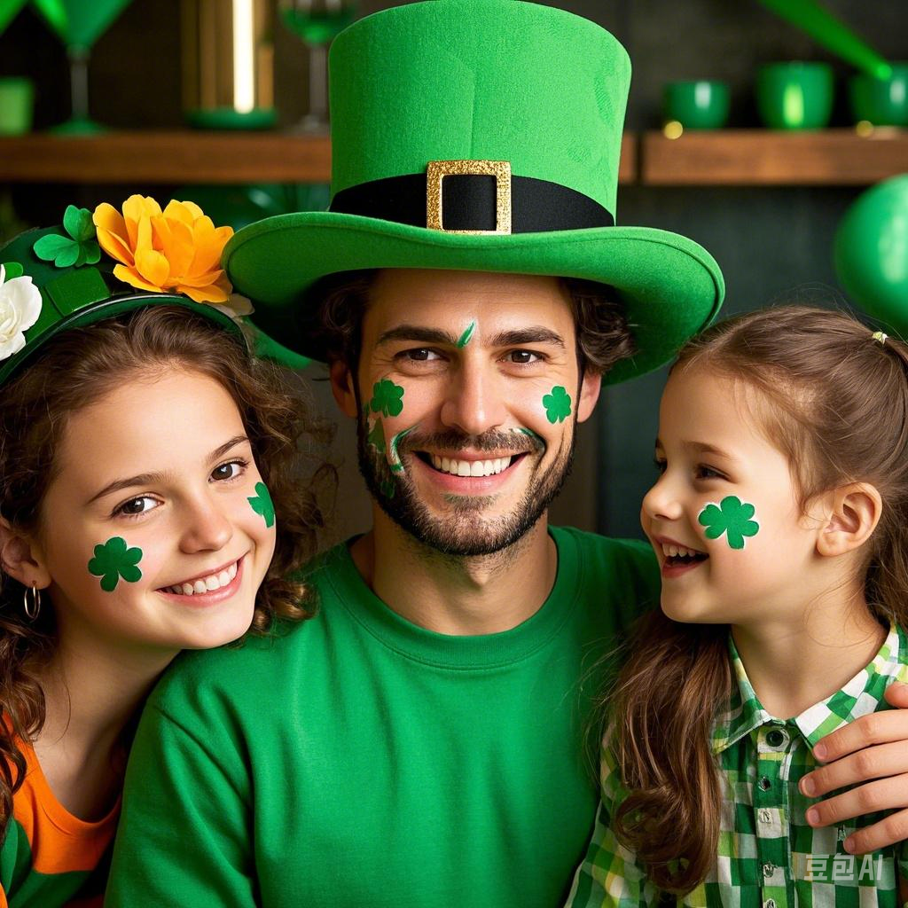 st patricks day face painting designs