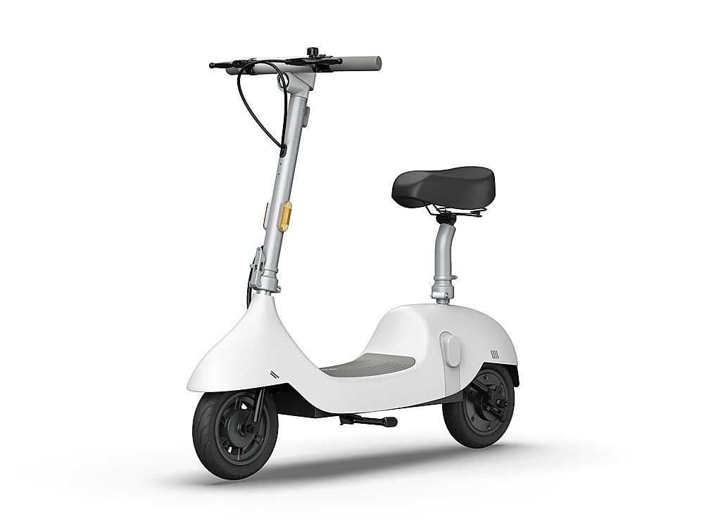 OKAI - Ceetle Pro Electric Scooter with Foldable Seat w/35 Miles Operating Range & 15.5mph Max Speed