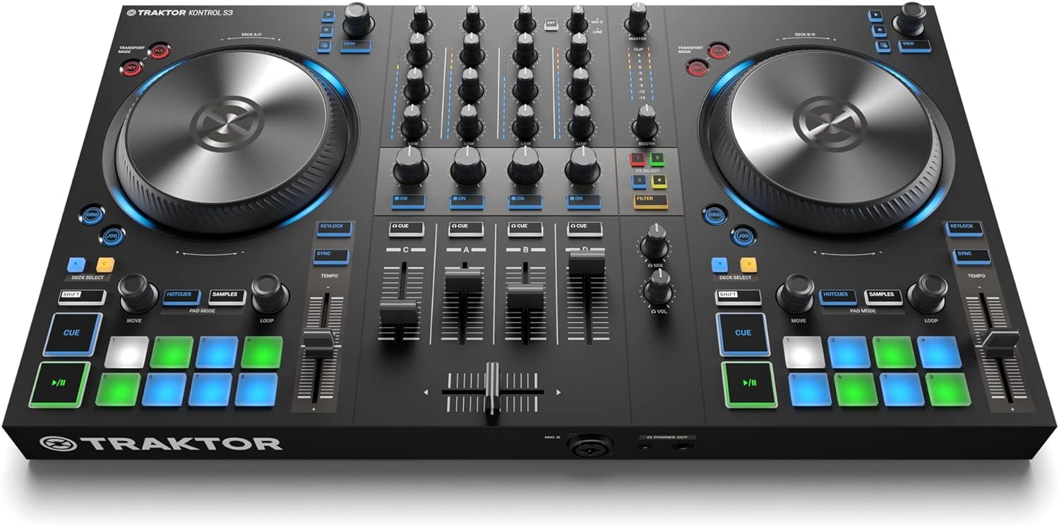 NATIVE INSTRUMENTS Traktor Kontrol S3 DJ Controller + Traktor Pro 4 Software