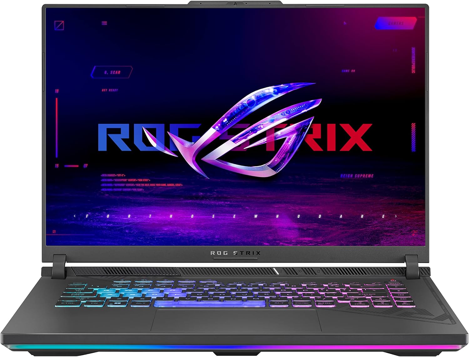 ASUS ROG Strix G16 Gaming Laptop, 165Hz Display, NVIDIA® GeForce RTX™ 4060, Intel Core i7-13650HX, 16GB DDR5, 1TB PCIe Gen4 SSD