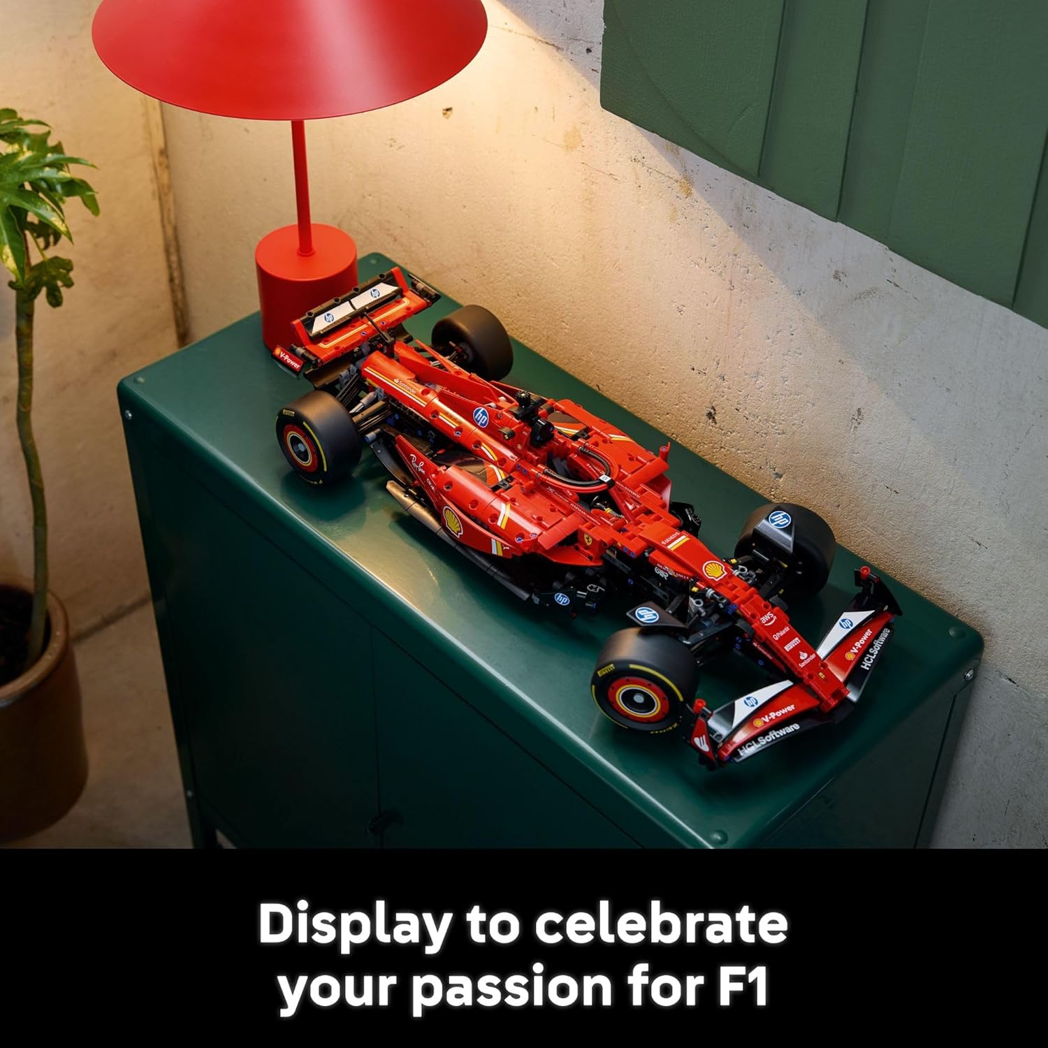 LEGO Technic Ferrari SF-24 F1 Model Car Kit - Building Set for Adults, Ages 18+ with Realistic Features - Ferrari F1 DIY Craft for Display
