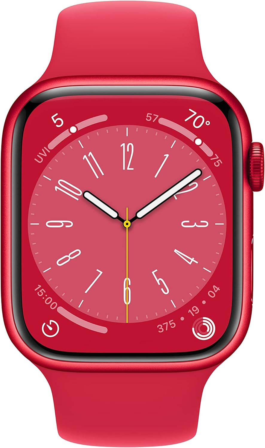 Apple Watch Series 8 (GPS) Smartwatch - (Product) Aluminum Case with (Product) Sport Band - Regular