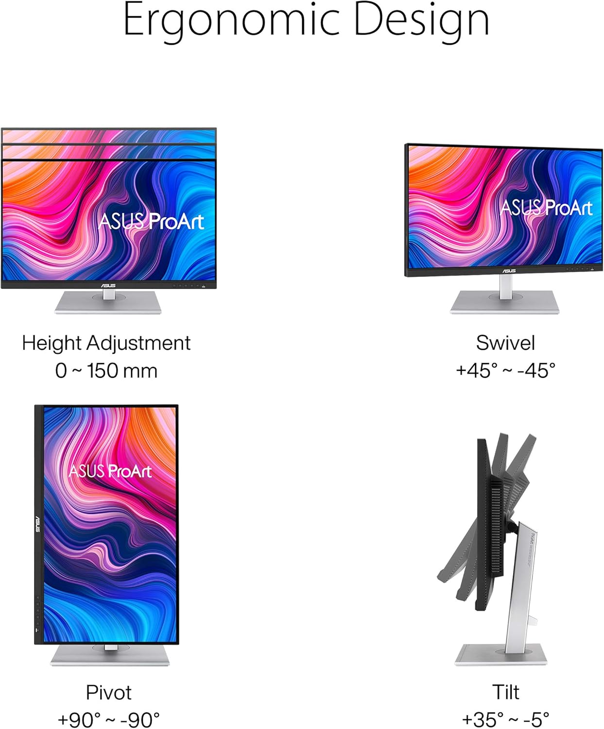 ASUS ProArt Display PA279CV Professional Monitor - 27