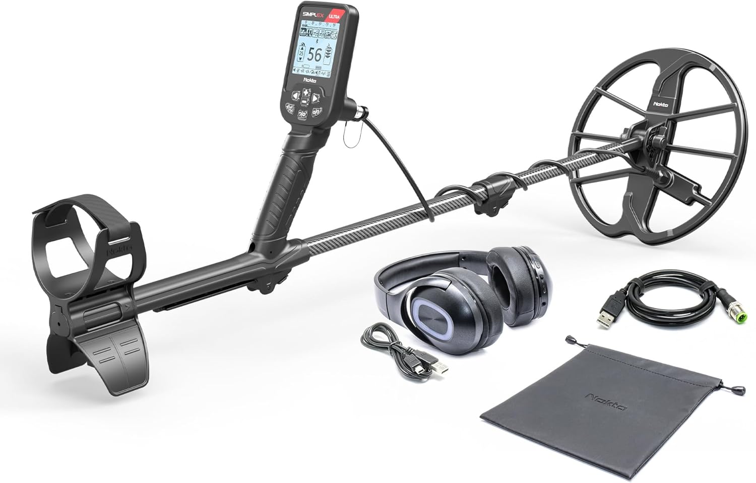 Nokta Simplex Ultra WHP Waterproof Metal Detector with Wireless Headphones