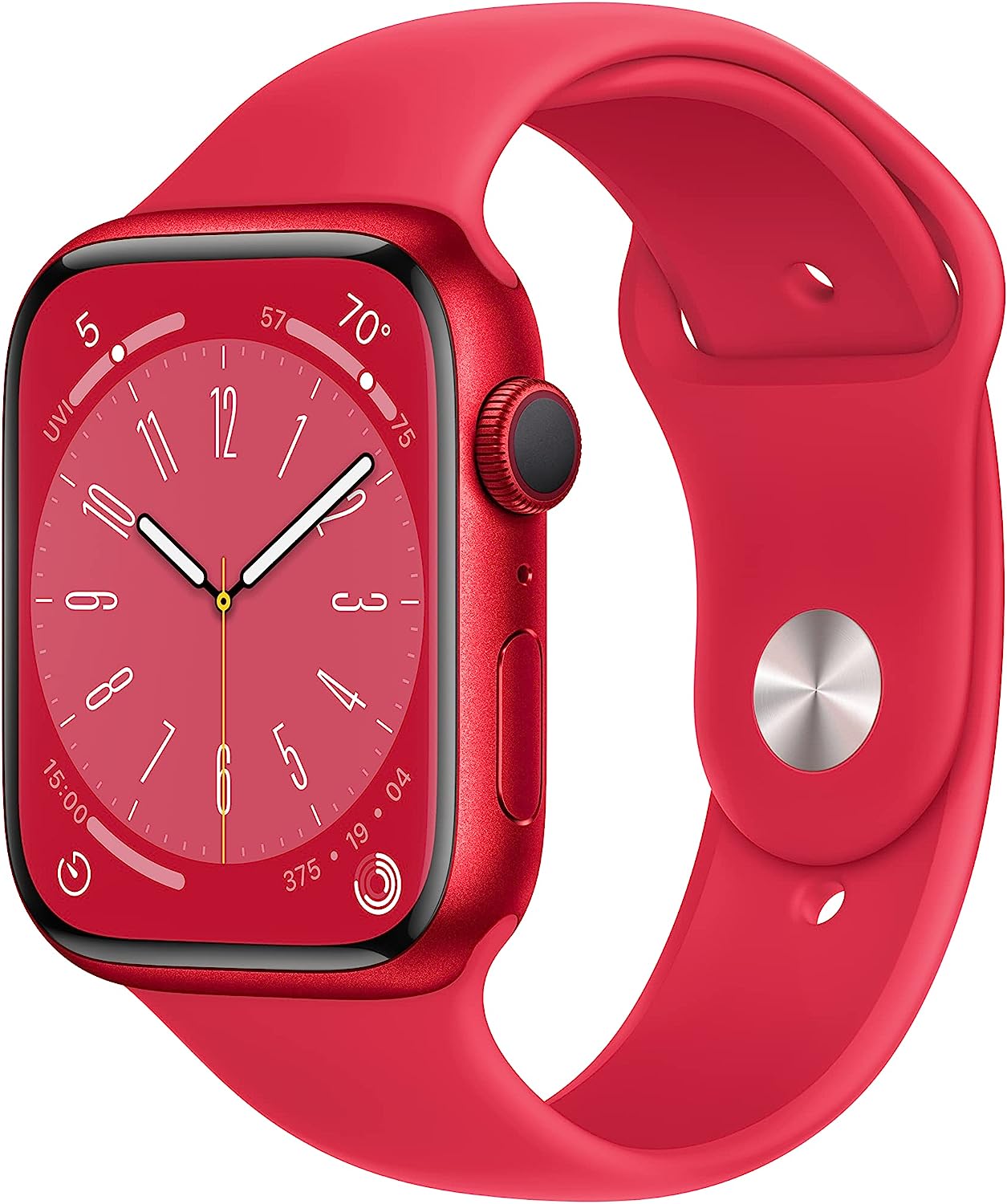 Apple Watch Series 8 (GPS) Smartwatch - (Product) Aluminum Case with (Product) Sport Band - Regular