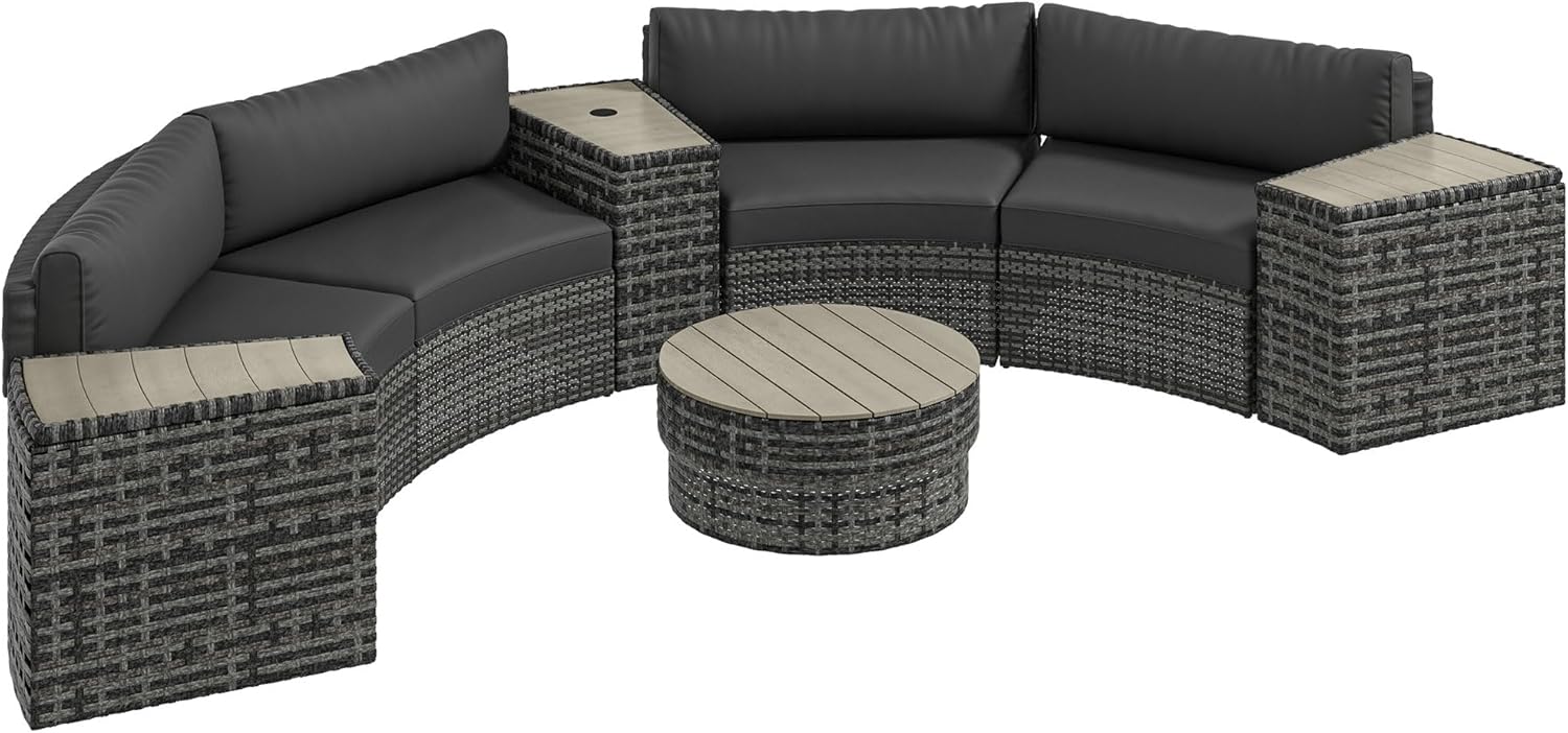 Outsunny 8 Piece Patio Furniture Set