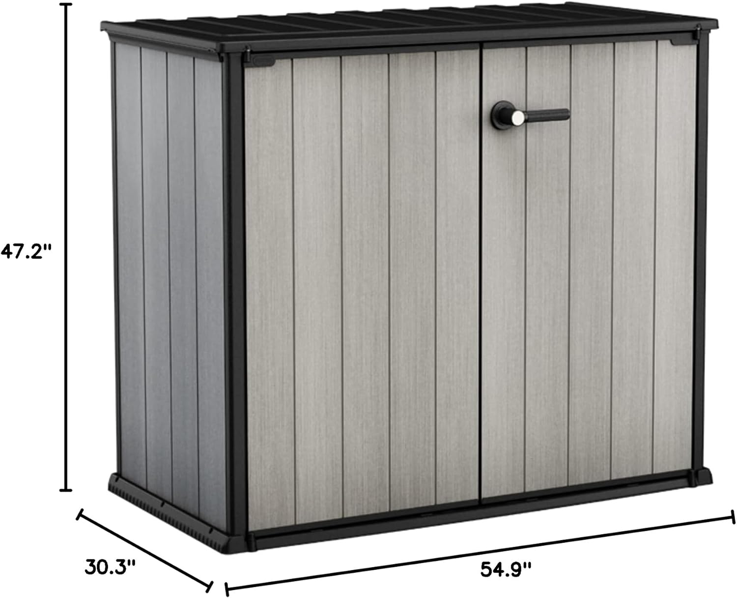 Keter Patio Store 4.6 x 4.0 ft. Resin Outdoor Storage Shed