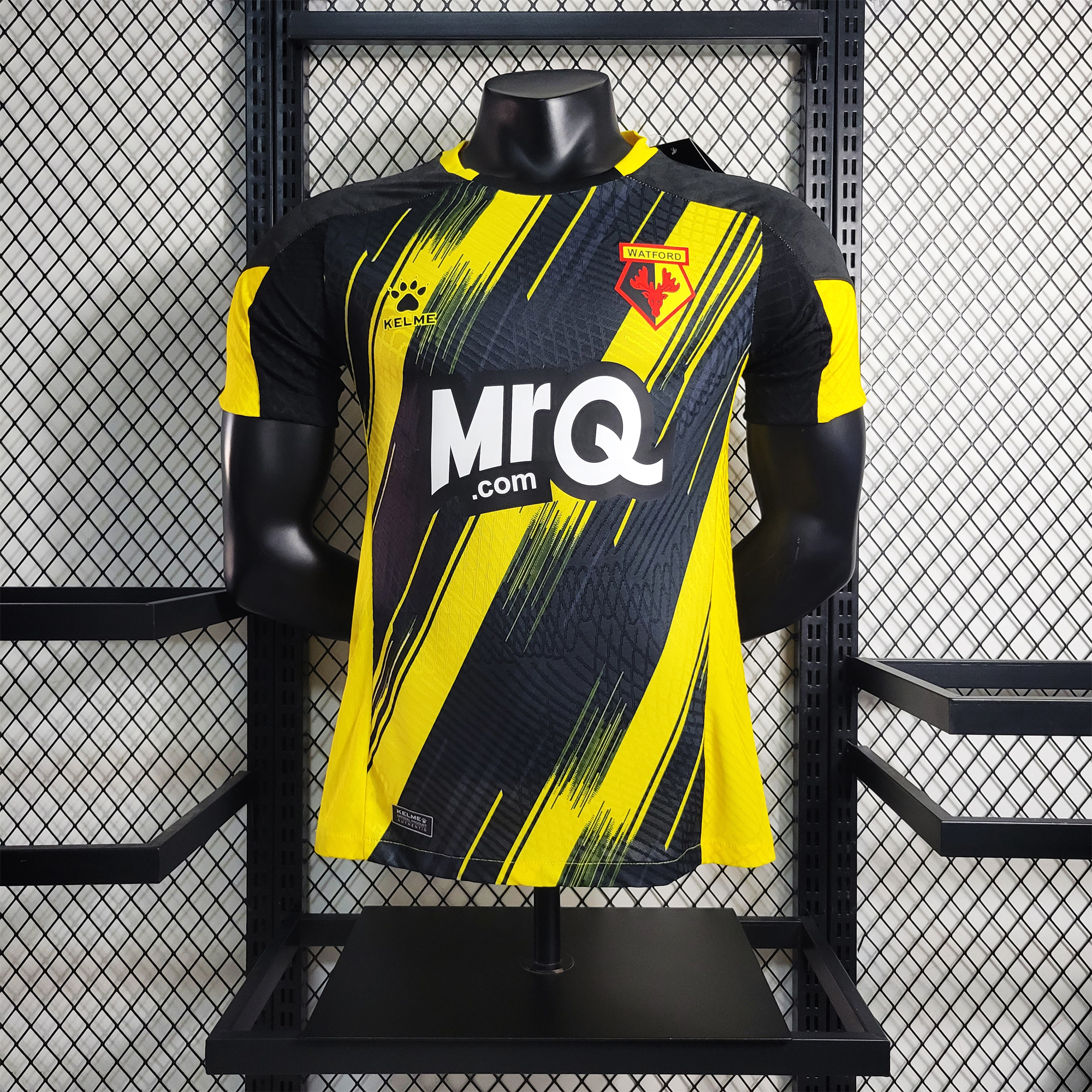Watford 23-24 Home Stadium Jersey -Player Version- Joyfball - joyfball
