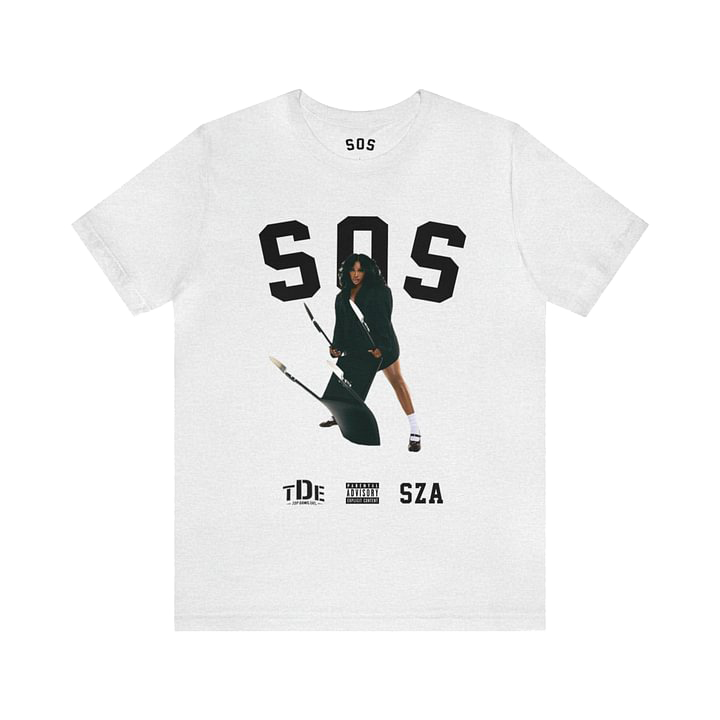 SZA Merchandise - New SOS North America Tour Dates T-Shirt