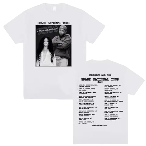 Kendrick & SZA Merch Album Shirt