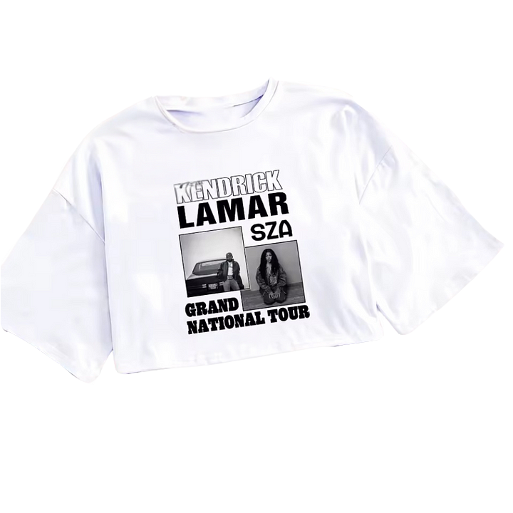 Kendrick Lamar & SZA Grand National Tour Crop Top Shirt