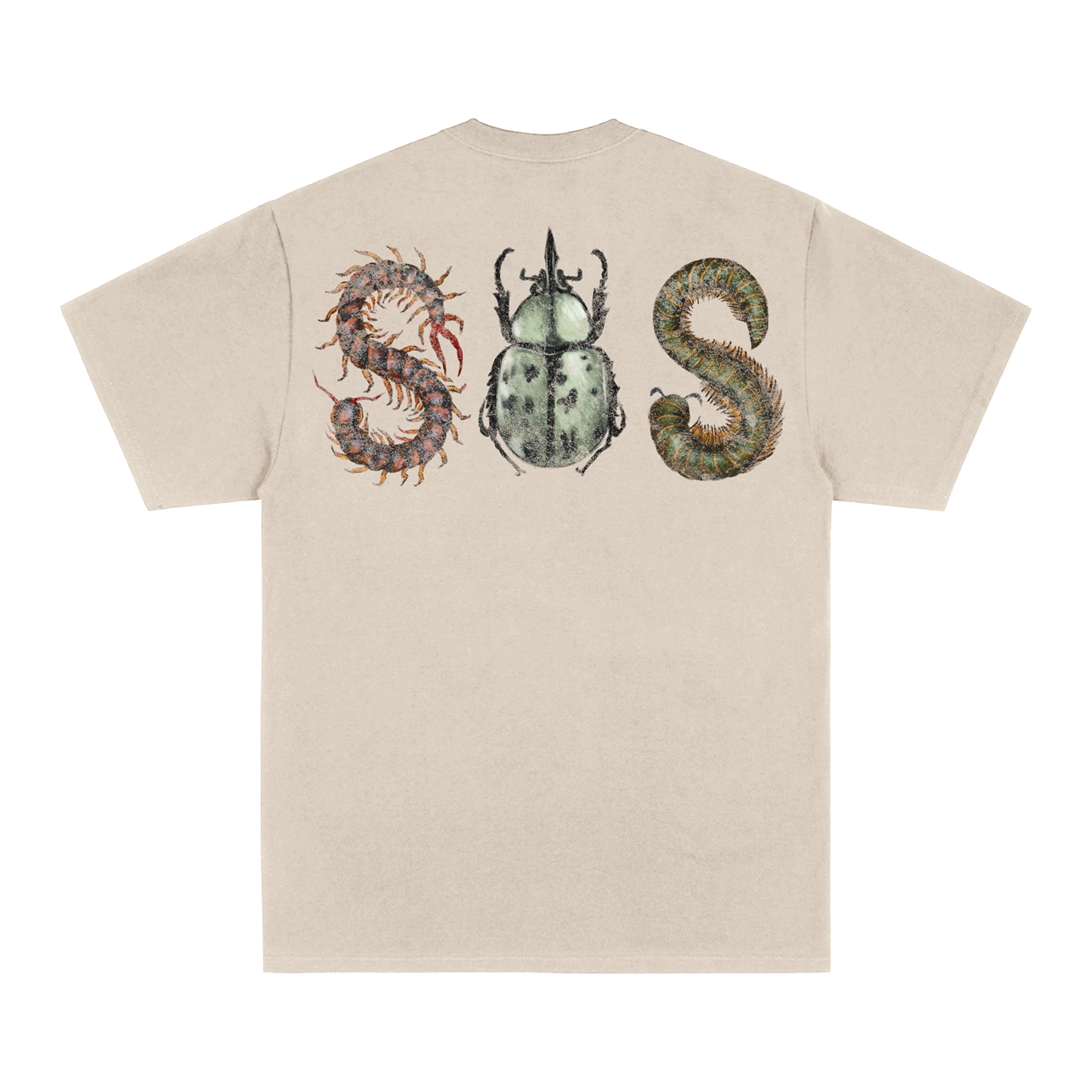 SOS DELUXE NATURAL BEETLE TEE