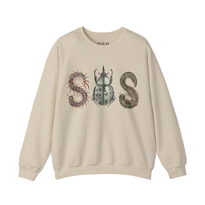 SZA LANA MERCH - SZA LANA BEETLE SAND CREWNECK