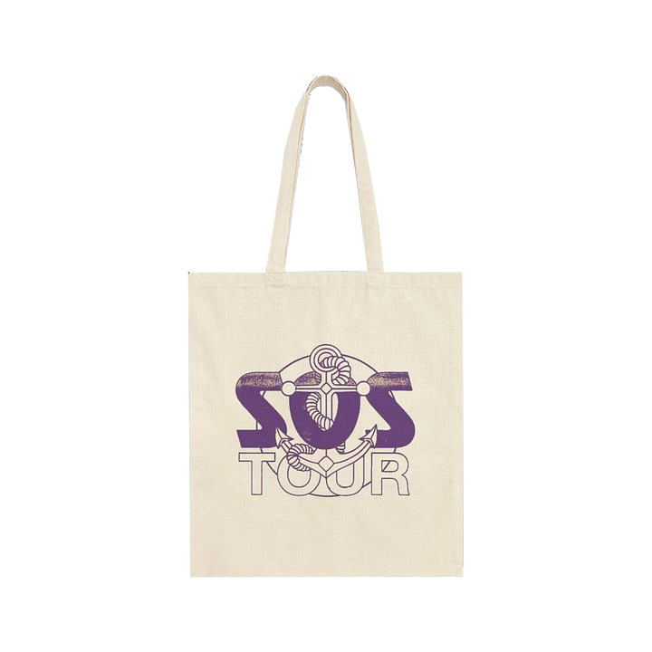 SZA Merchandise Europe SOS Tour Tote Bag Cream