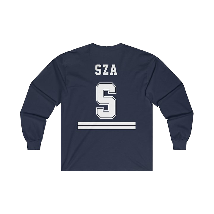 SZA SOS MERCH - SZA JERSEY LONGSLEEVE NAVY