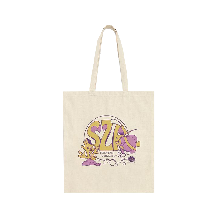 SZA Merchandise Europe SOS Tour Tote Bag Cream