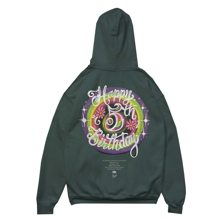 SZA Ctrl Happy 5th Birthday Hoodie (Green)