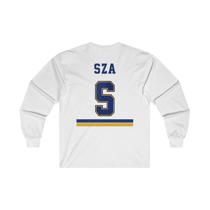 SZA SOS MERCH - SZA JERSEY LONGSLEEVE WHITE